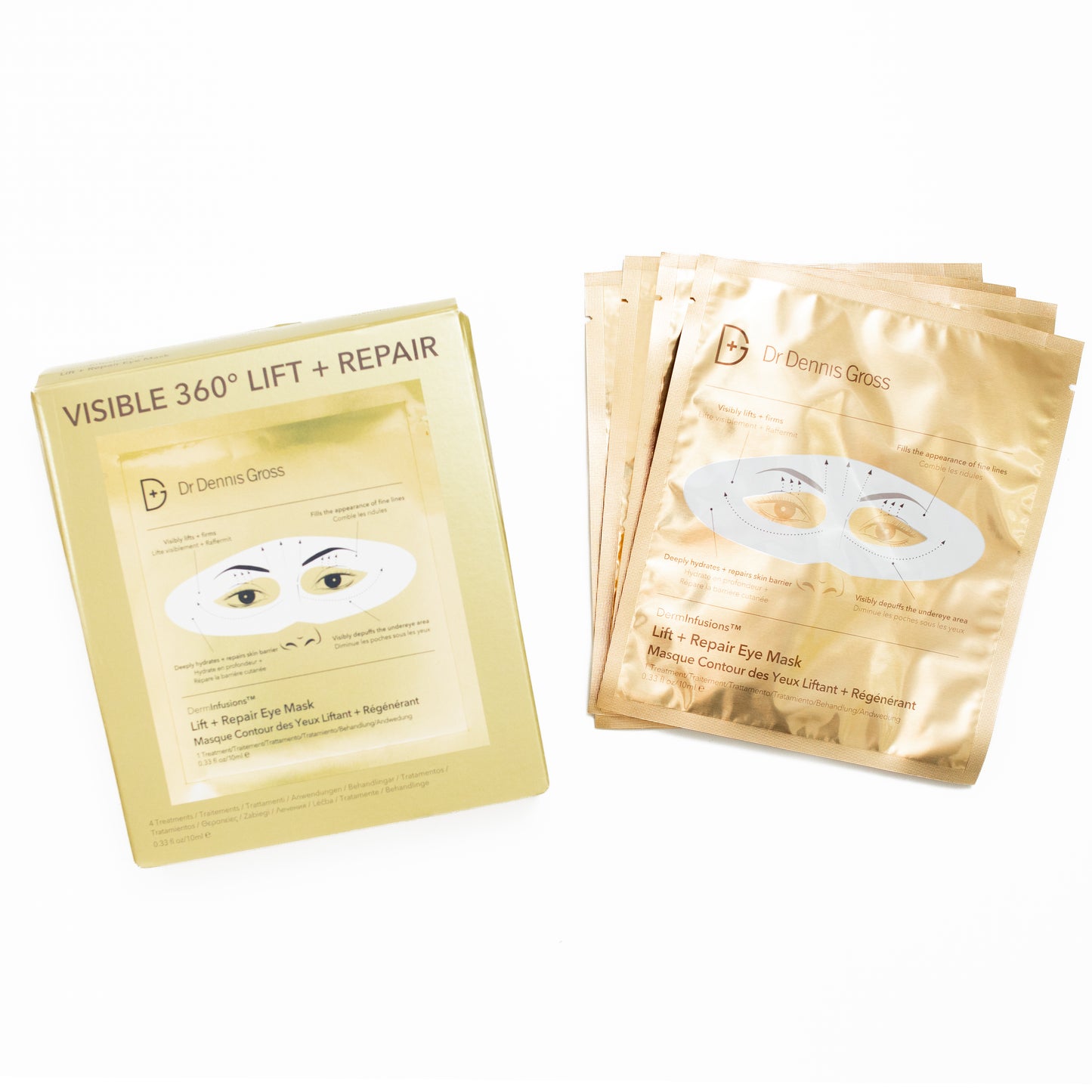 DERMINFUSIONS™ LIFT + REPAIR EYE MASK